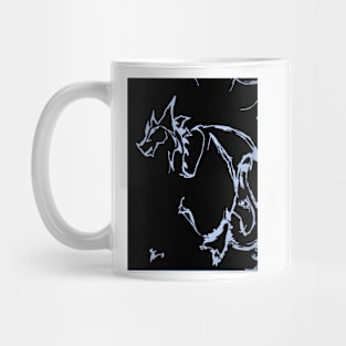 White Dragon Stream Mug